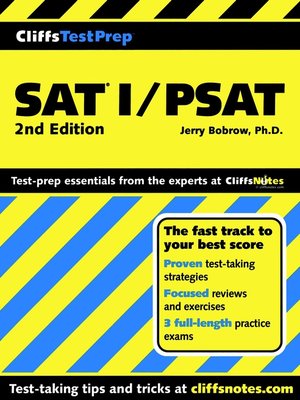 cover image of CliffsTestPrep SAT I/PSAT